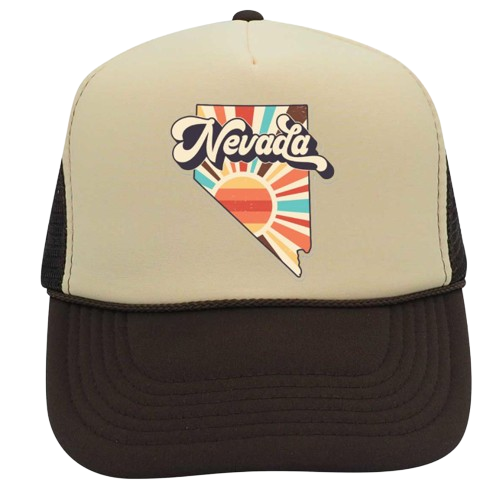 Nevada Retro Style Trucker Hat