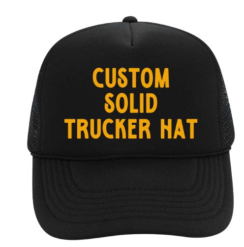 Custom Solid Trucker Hats